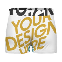 Lade das Bild in den Galerie-Viewer, Multi-Image-Design Männer Boxershorts Herren Unterhose Hohe Taille mit breitem Elastikbündchen mit Fotos Muster Text Logo selbst gestalten und bedrucken
