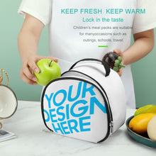 Lade das Bild in den Galerie-Viewer, Kinder Oxford Lunch Bag Kühltasche Lunchtasche A015 mit Tragegriff mit Foto / Text selbst gestalten und bedrucken
