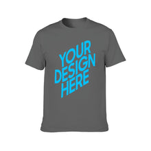 Lade das Bild in den Galerie-Viewer, Doppelseitiger Druck Kurzarm TSHIRT T-Shirt 100% Baumwolle - Herren / Männer - selbst gestalten und bedrucken
