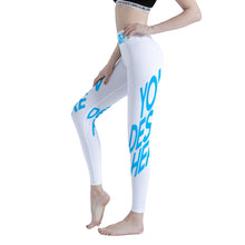 Lade das Bild in den Galerie-Viewer, Lange Yoga Hose Eng Damen / Frauen selbst gestalten und bedrucken
