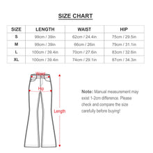 Lade das Bild in den Galerie-Viewer, Multi-Image-Druck Damen / Frauen Schlagjeans Stretch Jeans Skinny Denim Schlaghose MC603 mit Fotos Muster Text Logo selbst gestalten und bedrucken
