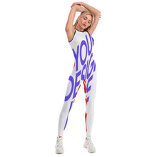 Lade das Bild in den Galerie-Viewer, XG001 Set Yoga Top &amp; Yoga Leggings Damen / Frauen Voll-Druck (Multi-Image-Design) selbst gestalten und bedrucken
