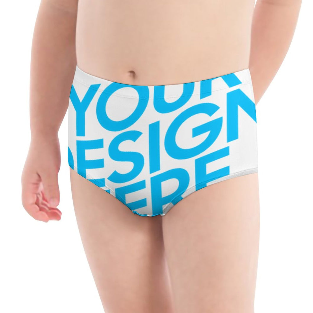 Mädchen Panty / Short / Pant Slip Unterhose mit Fotos Muster Text Logo selbst gestalten und bedrucken