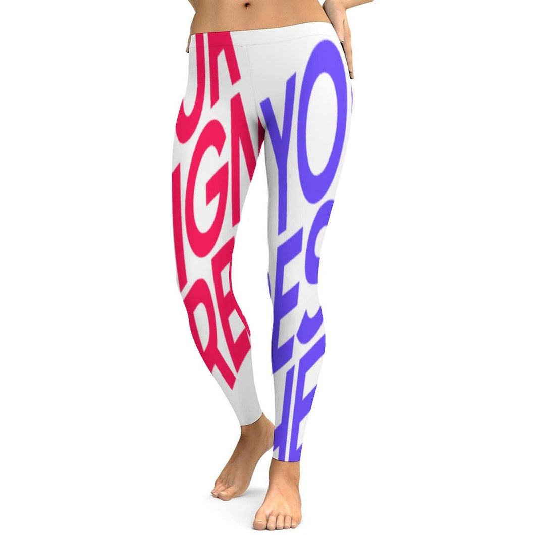 Multi-Image-Design Yoga Hose Damen Legging Sport SY010 mit Ihrem Design Motiv und Foto selbst gestalten und bedrucken