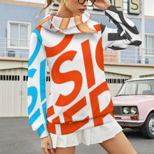 Lade das Bild in den Galerie-Viewer, Multi-Image-Druck All Over-Druck Kapuzensweatshirt melierter Sweater mit Kapuze &amp; Kontrastdetails AKHDHC3 mit Fotos Muster Text Logo selbst gestalten und bedrucken
