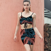 Lade das Bild in den Galerie-Viewer, 2-tgl. Set Jumpsuit Strandkleid Anzüge Y05 für Damen Frauen mit Foto Text selbst gestalten und bedrucken
