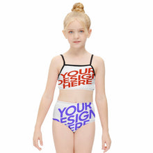 Lade das Bild in den Galerie-Viewer, Multi-Image-Design Kinder Mädchen Bademode Bikini Bade-Set NT009 mit Foto Design Motiv Text selbst gestalten und bedrucken
