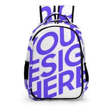 Lade das Bild in den Galerie-Viewer, Einzelbild-Design Taschen Rucksack Schultasche Schulrucksack mit Fotos Muster Text Logo selbst gestalten und bedrucken
