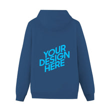 Lade das Bild in den Galerie-Viewer, Taschenloser Premium Kapuzenpullover für Frauen selbst gestalten und bedrucken
