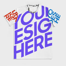 Lade das Bild in den Galerie-Viewer, Multi-Image-Design Allover Print Männer T Shirt OMDT01 mit Ihrem Design Motiv Foto Text selbst gestalten und bedrucken
