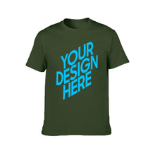 Lade das Bild in den Galerie-Viewer, Kurzarm T-Shirt 100% Baumwolle mit Rundausschnitt - Herren / Männer - selbst gestalten und bedrucken mit Ihren Fotos/Bildern oder Text
