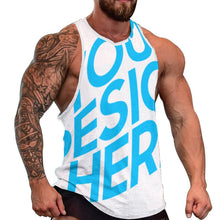 Lade das Bild in den Galerie-Viewer, Einzelbilddruck Männer / Herren Tanktop Muskelshirt Muscle Shirt BKREV1 mit Fotos Muster Text Logo selbst gestalten und bedrucken
