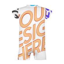 Lade das Bild in den Galerie-Viewer, Multi-Image-Design Sportswear Body Kurzarm für Baby und Neugeborene Jungen &amp; Mädchen mit Foto Design Motiv Text selbst gestalten und bedrucken
