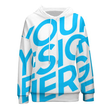 Lade das Bild in den Galerie-Viewer, Damen Kapuzensweatshirt Kapuzenpullover mit Foto Text selbst gestalten und bedrucken

