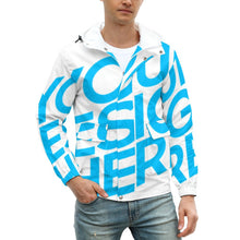 Lade das Bild in den Galerie-Viewer, Digitaldruck Jacke Kurzjacke Wendejacke Kurze Übergangsjacke Printjacke A537 für Herren Männer selbst gestalten und bedrucken

