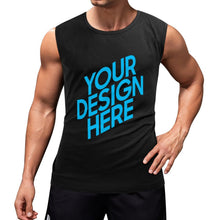 Lade das Bild in den Galerie-Viewer, Einseitiger Frontdruck Herren / Männer Muscle Shirt Tanktop Tank-Shirt mit Fotos Muster Text Logo selbst gestalten und bedrucken
