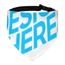 Lade das Bild in den Galerie-Viewer, Haustier Haustierhalsband Schal Tier-Halstuch Hunde Dreieck Bandanas mit Fotos Muster Text Logo selbst gestalten und bedrucken
