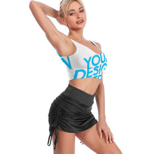 Lade das Bild in den Galerie-Viewer, YJ032 Sport BH Bra Tank Top Damen / Frauen selbst gestalten und bedrucken
