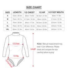 Lade das Bild in den Galerie-Viewer, Langarmbody Stringbody Bodysuit Damenbody NZ056 für Damen Frauen mit Foto Muster Text selbst gestalten und bedrucken
