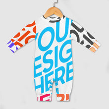 Lade das Bild in den Galerie-Viewer, Multi-Image-Design Langarmbody Baby Bodysuit Langarm QLR mit Foto Design Motiv Text selbst gestalten und bedrucken
