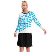 Lade das Bild in den Galerie-Viewer, Nursing Tops Still-T-Shirt Langarmshirt SY011 - Damen / Frauen - selbst gestalten und bedrucken
