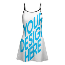 Lade das Bild in den Galerie-Viewer, Sportliches, lässiges Sommerkleid Sport-Casual-Kleid NZ049 mit Foto Text selbst gestalten und bedrucken
