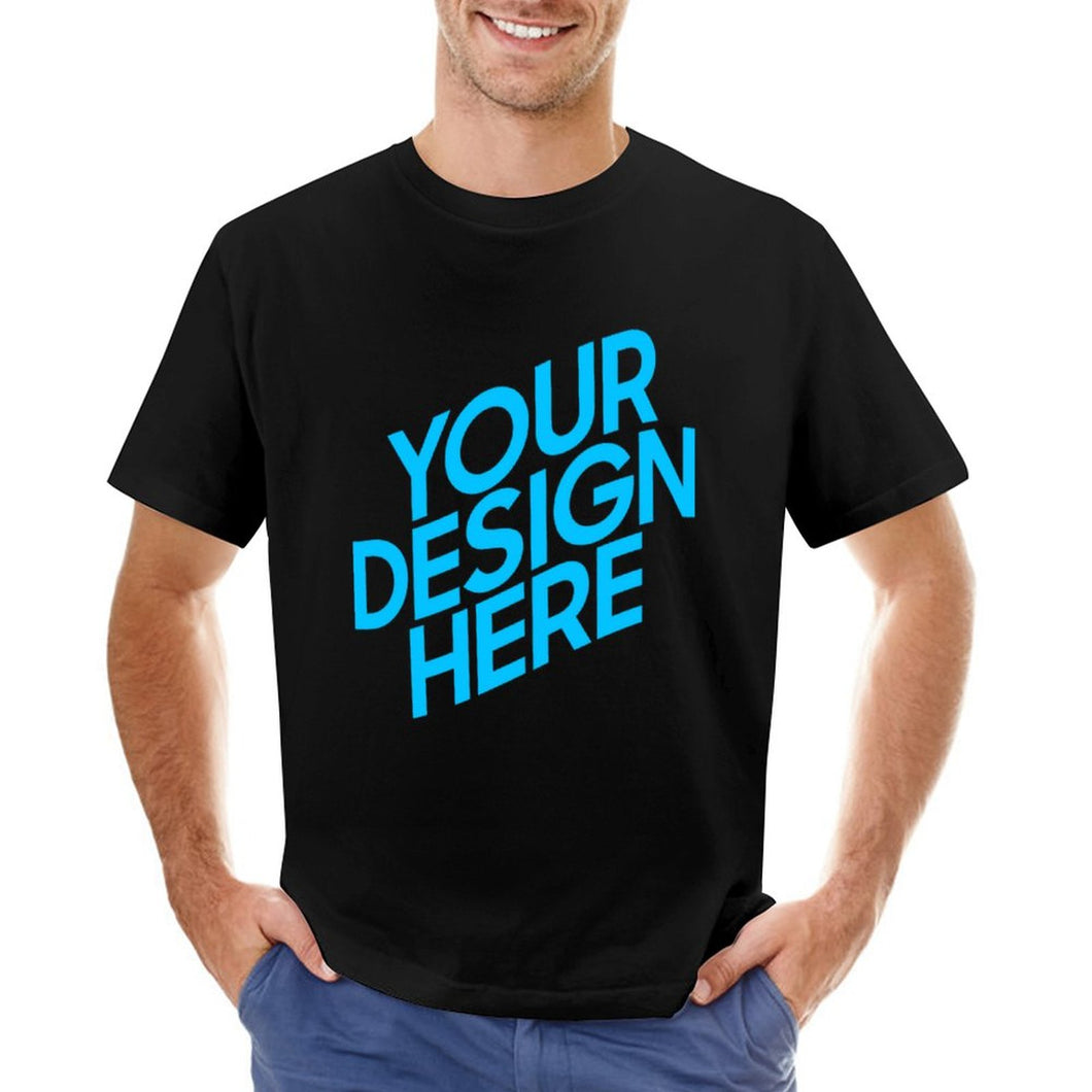 Vorderseite-Druck Frontprint T-Shirt Kurzarm T-Shirt Print-Shirt Herren / Männer - selbst gestalten und bedrucken