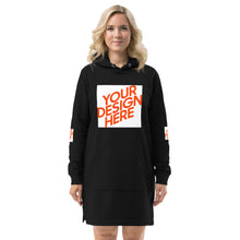 Lade das Bild in den Galerie-Viewer, Hoodiekleid Kapuzenpullover-Kleid Damen/Frauen selbst gestalten und bedrucken
