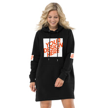 Lade das Bild in den Galerie-Viewer, Hoodiekleid Kapuzenpullover-Kleid Damen/Frauen selbst gestalten und bedrucken
