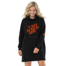 Lade das Bild in den Galerie-Viewer, Hoodiekleid Langer Kapuzenpullover-Kleid Damen/Frauen selbst gestalten und bedrucken
