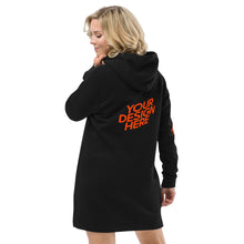 Lade das Bild in den Galerie-Viewer, Hoodiekleid Langer Kapuzenpullover-Kleid Damen/Frauen selbst gestalten und bedrucken
