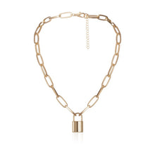 Lade das Bild in den Galerie-Viewer, Ingemark Multilayer Lover Lock Anhänger Halskette
