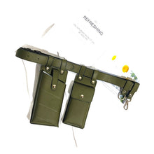 Lade das Bild in den Galerie-Viewer, Lässige Luxus-Damengürteltasche aus Leder
