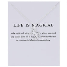 Lade das Bild in den Galerie-Viewer, Neue trendige Legierung niedlich elegante Sonne Liebe Stern Blätter Klee Einhorn Glück Anhänger Halsketten für Frauen Modeaccessoires Schmuck
