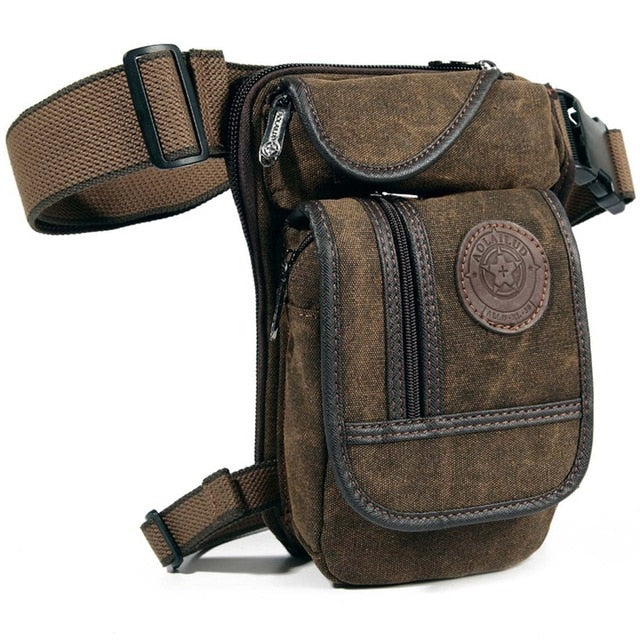 Hochwertige militärische multifunktionale Gürteltasche aus Segeltuch für Herren