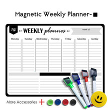 Lade das Bild in den Galerie-Viewer, Wochen- und Monatsplan Whiteboard Magnet Kühlschrank Magnet
