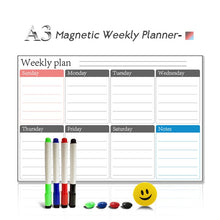 Lade das Bild in den Galerie-Viewer, Wochen- und Monatsplan Whiteboard Magnet Kühlschrank Magnet
