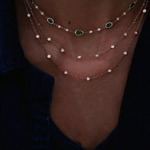 Lade das Bild in den Galerie-Viewer, Mehrelementige Kristall-Vintage-Mehrschicht-Anhänger-Halskette im böhmischen Stil

