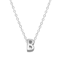 Lade das Bild in den Galerie-Viewer, CANNER 925 Sterling Silber 26 Buchstaben runde Halskette Minimalistische weibliche Halskette
