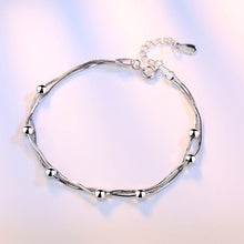 Lade das Bild in den Galerie-Viewer, NEHZY 925 Sterling Silber Retro quadratisches einfaches Armband lang
