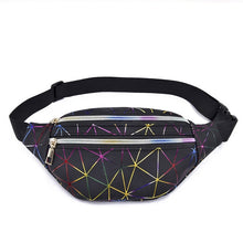 Lade das Bild in den Galerie-Viewer, AIREEBAY Damen Laser Geometric Waist Bag Multicolor erhältlich
