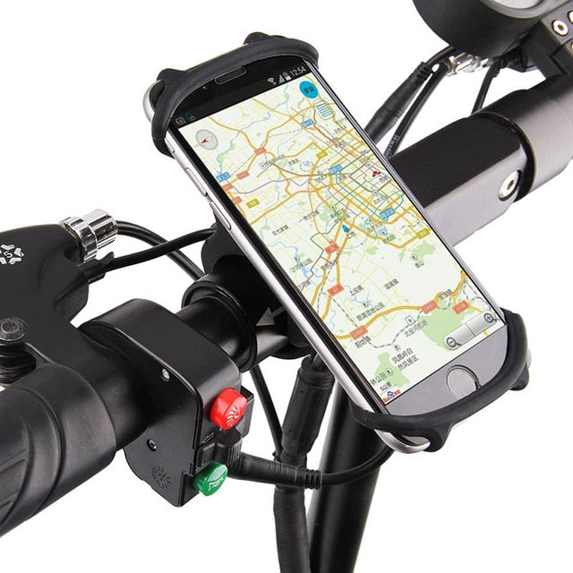 Silikon Telefonhalter für Fahrrad GPS Clip