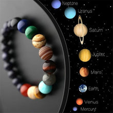Lade das Bild in den Galerie-Viewer, Liebhaber Acht Planeten Naturstein Armband
