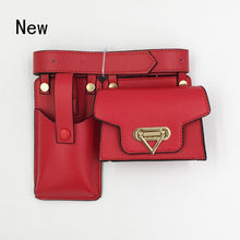 Lade das Bild in den Galerie-Viewer, Luxus-Gürteltasche für Damen (2 Taschen) Hochwertige Ledertasche
