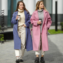 Lade das Bild in den Galerie-Viewer, Toppies Damenmantel aus 50% Wollmischung

