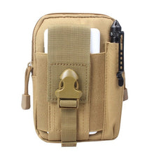 Lade das Bild in den Galerie-Viewer, Herren Militär Reißverschluss wasserdichte Hand 5,7 Zoll Handy Gürtel Tasche
