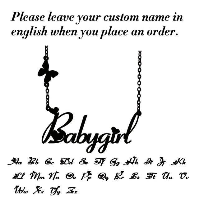 Lemegeton Edelstahl Kragen benutzerdefinierte Name Halskette