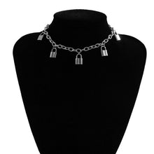 Lade das Bild in den Galerie-Viewer, Ingemark Multilayer Lover Lock Anhänger Halskette
