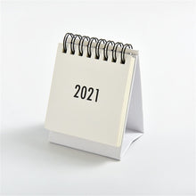 Lade das Bild in den Galerie-Viewer, 2021 einfache Schwarz-Weiß-Grau-Serie Desktop-Kalender Jahresplan Agenda
