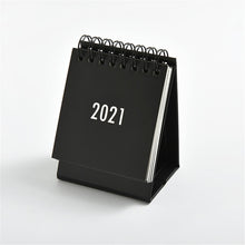 Lade das Bild in den Galerie-Viewer, 2021 einfache Schwarz-Weiß-Grau-Serie Desktop-Kalender Jahresplan Agenda
